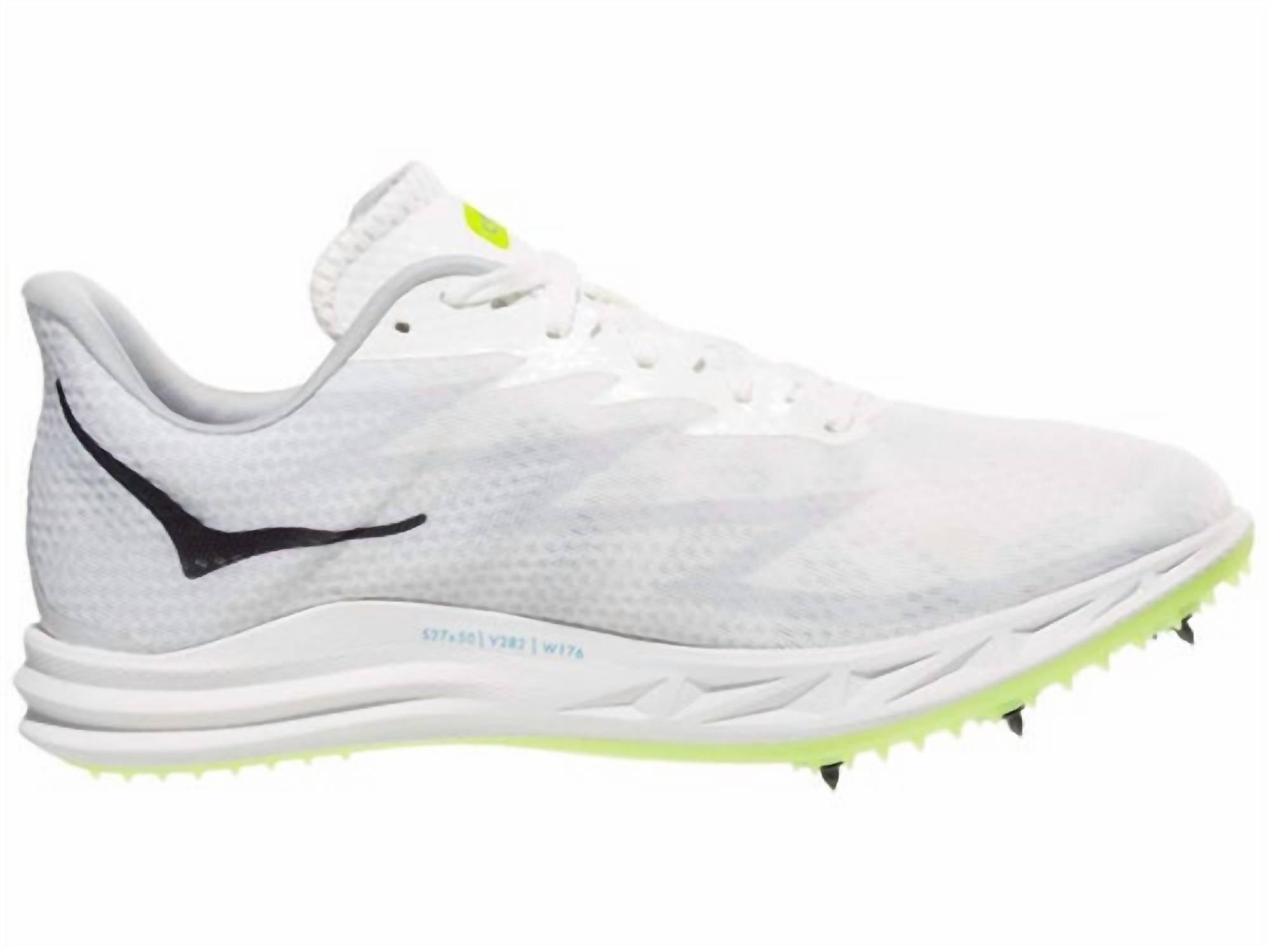 Hoka Unisex Crescendo Md Racing Shoes in white nimbus cloud - women's shoe