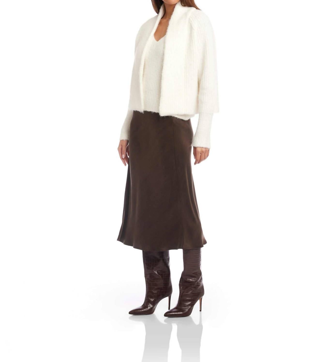 Fifteen Twenty - Cely Cropped Cardigan