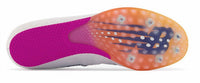 New Balance Unisex Md500 V8 Spike Shoes in white vibrant violet - women's shoe - alternate view