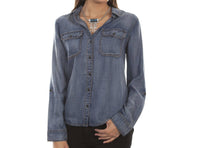 Scully - Denim Hi Lo Blouse