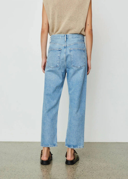 Agolde - 90's Crop Mid Rise Loose Straight Jeans