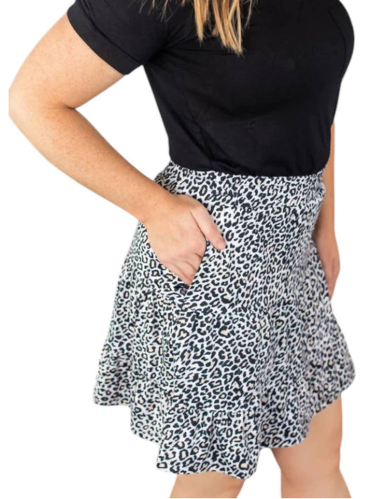 Michelle Mae - Classic Leopard Shelby Skort