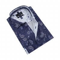 Eight X - Weave And Paisley Button Down Shirt