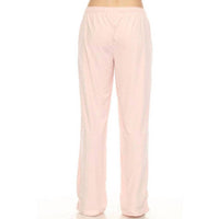 PJ Salvage Very Terry Cable Pants in pink tint - women's pants - detail view