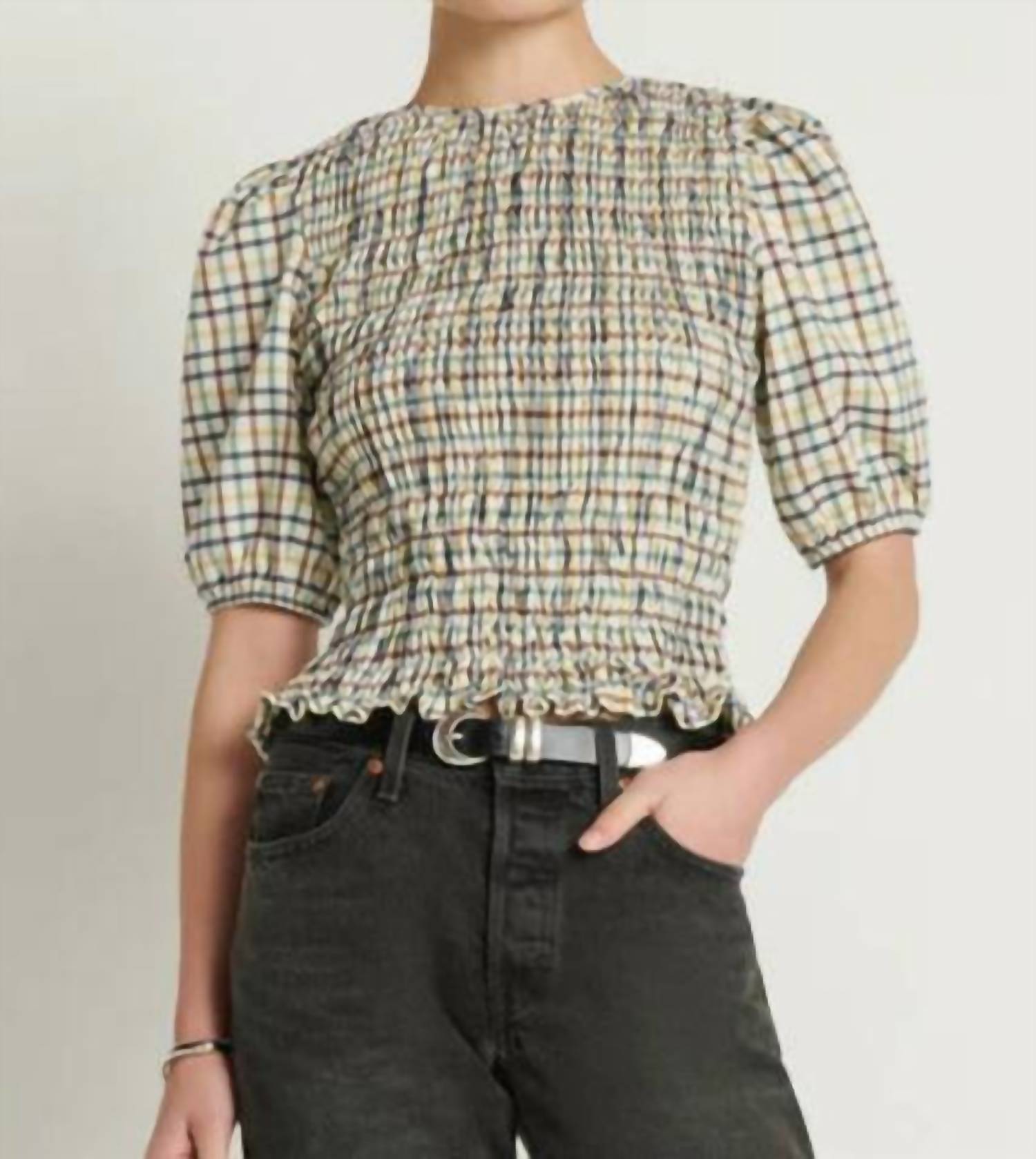 Nation Ltd - Brinley Smocked Top