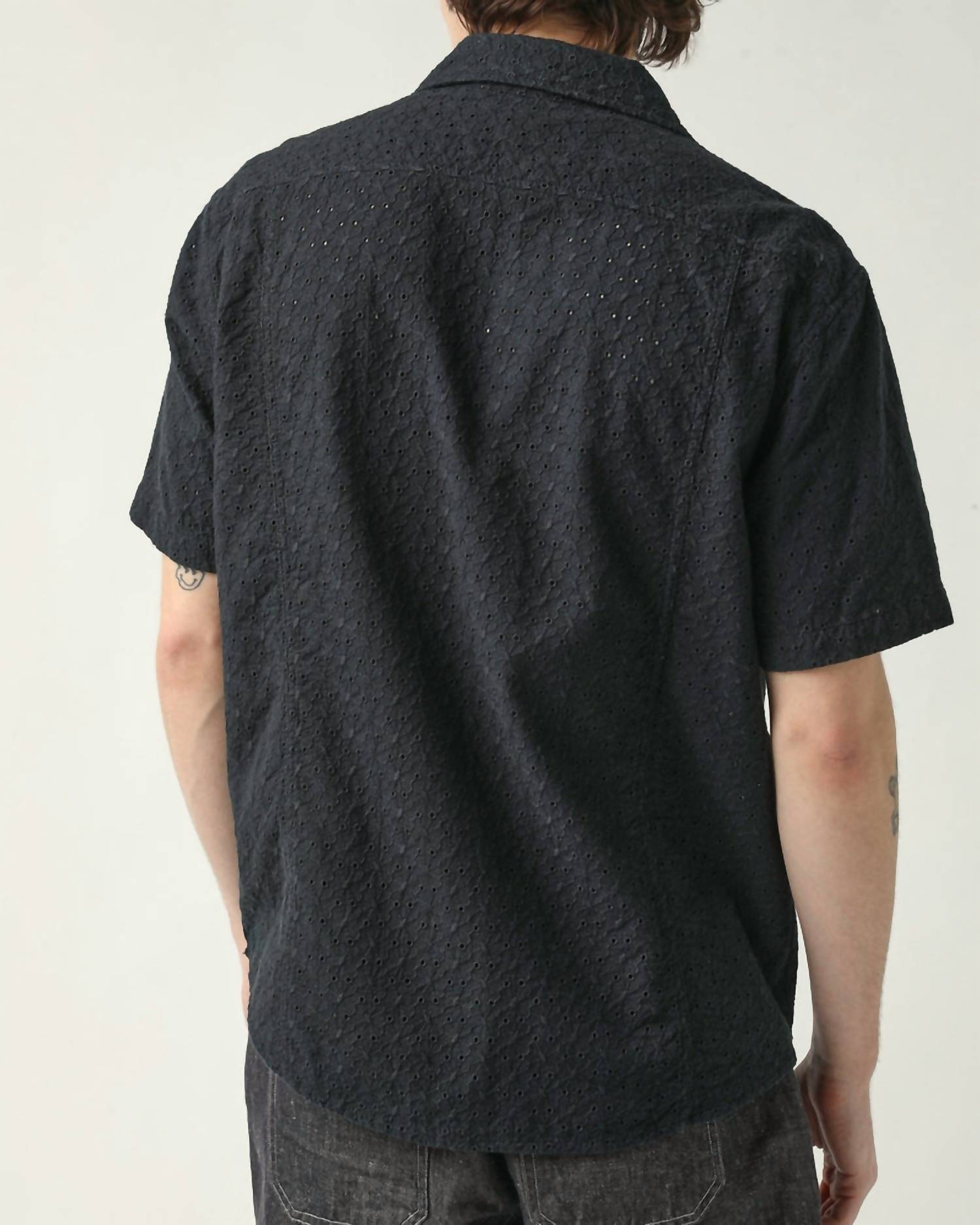 Corridor - Floral Eyelet Button Down Shirt