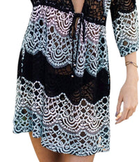 J.Valdi - Lace Tie Front Tunic