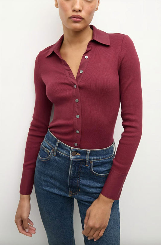 Veronica Beard - SCOTTIE MIXED MEDIA TOP