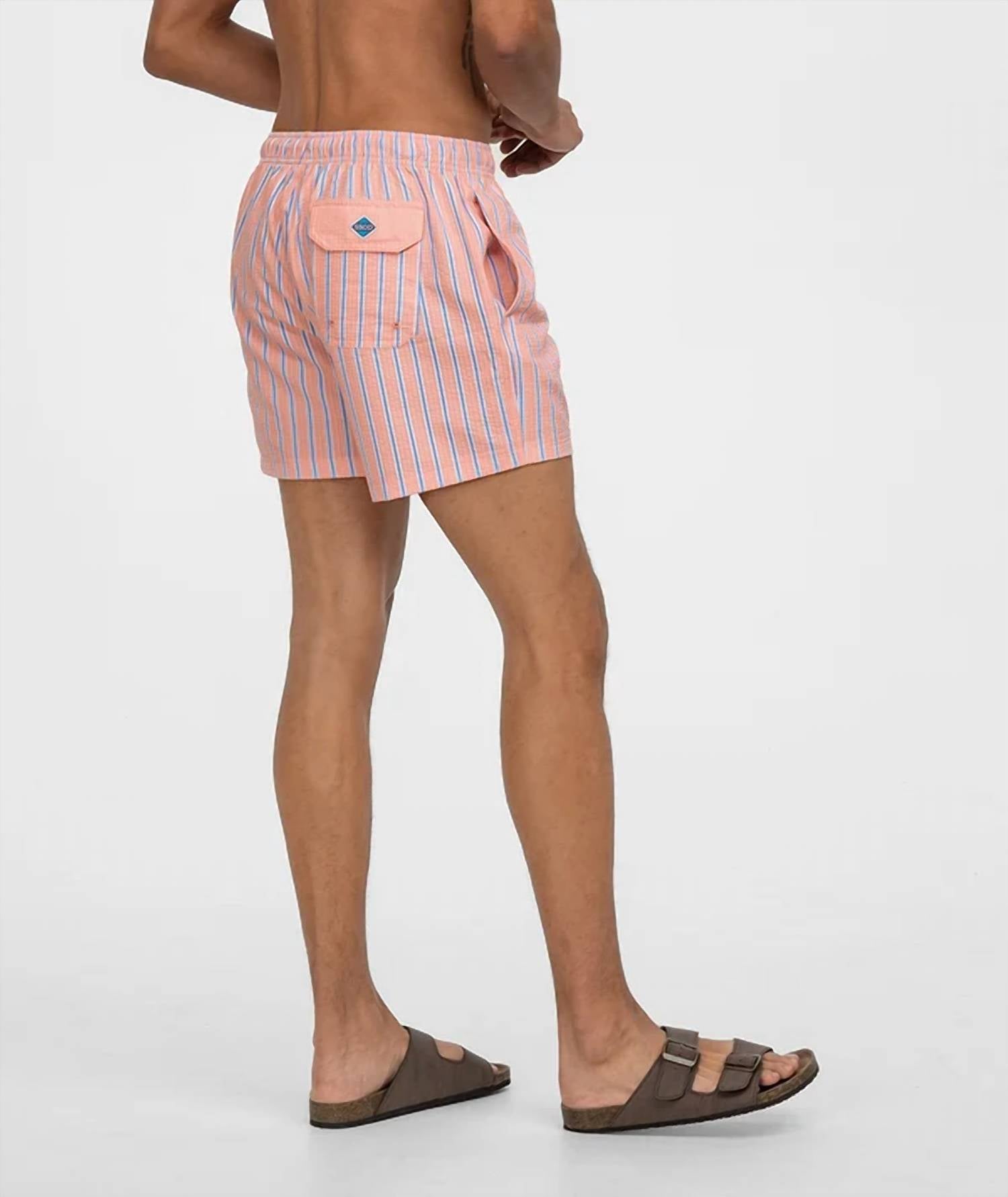 Southern Shirt Company - Stripes Seersucker Swim Trunks