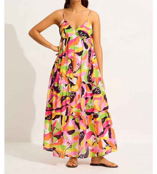 Seafolly - Tiered Print Midi Dress