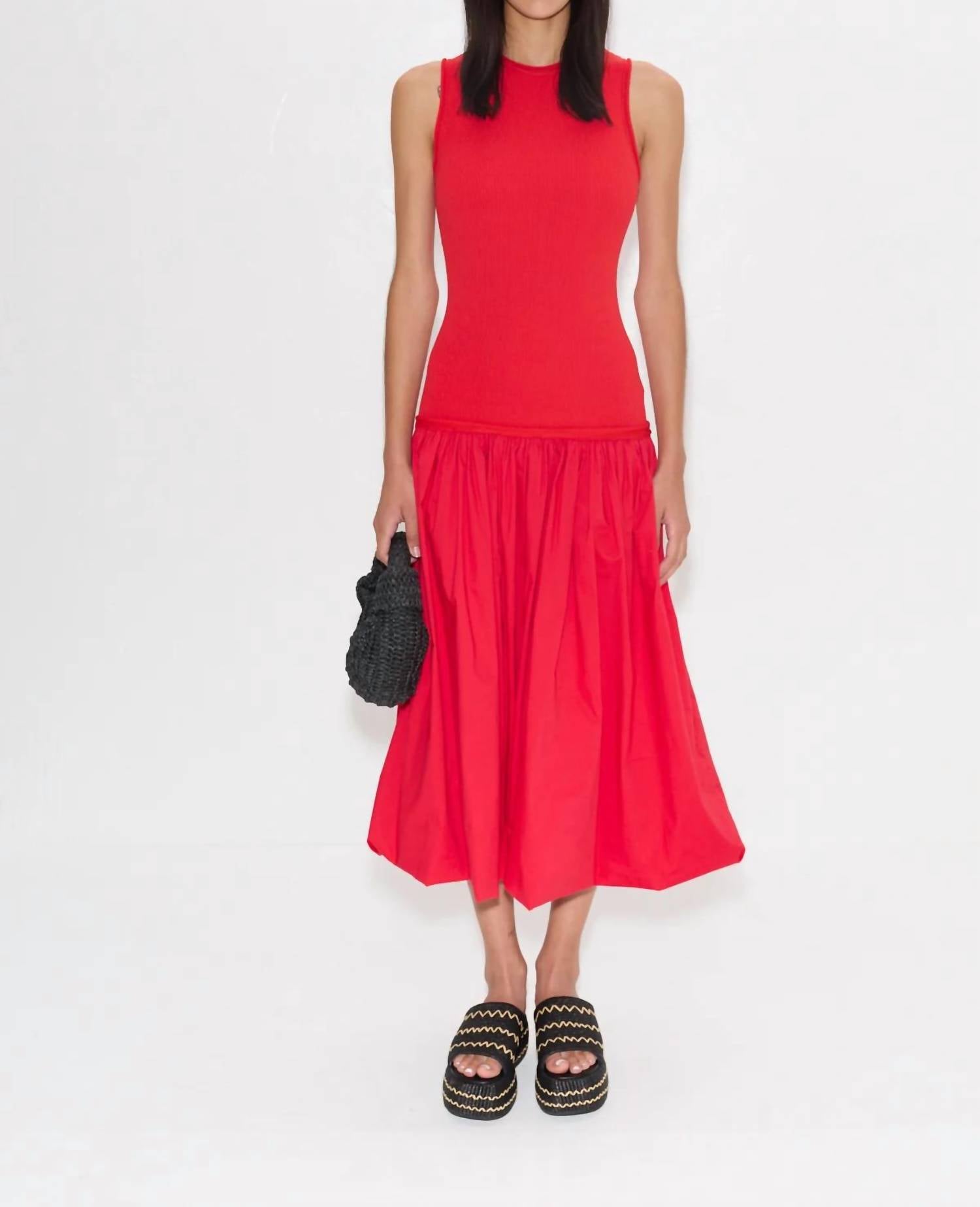 Simon Miller - Yanez Poplin Combo Poplin Dress