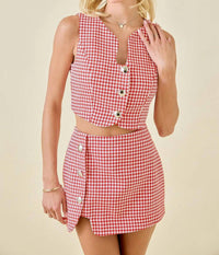 Day + Moon - London Calling Skort