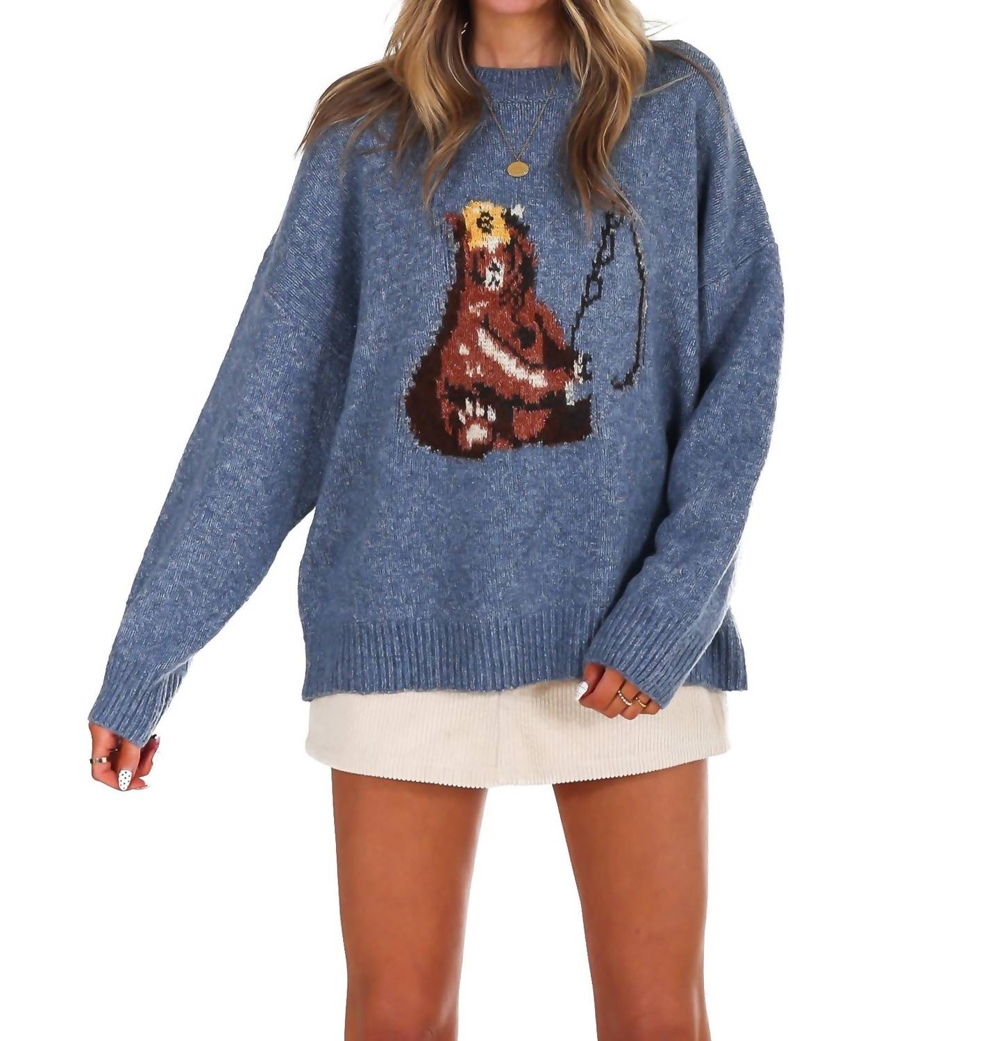 Bailey Rose - Fishing Bear Sweater
