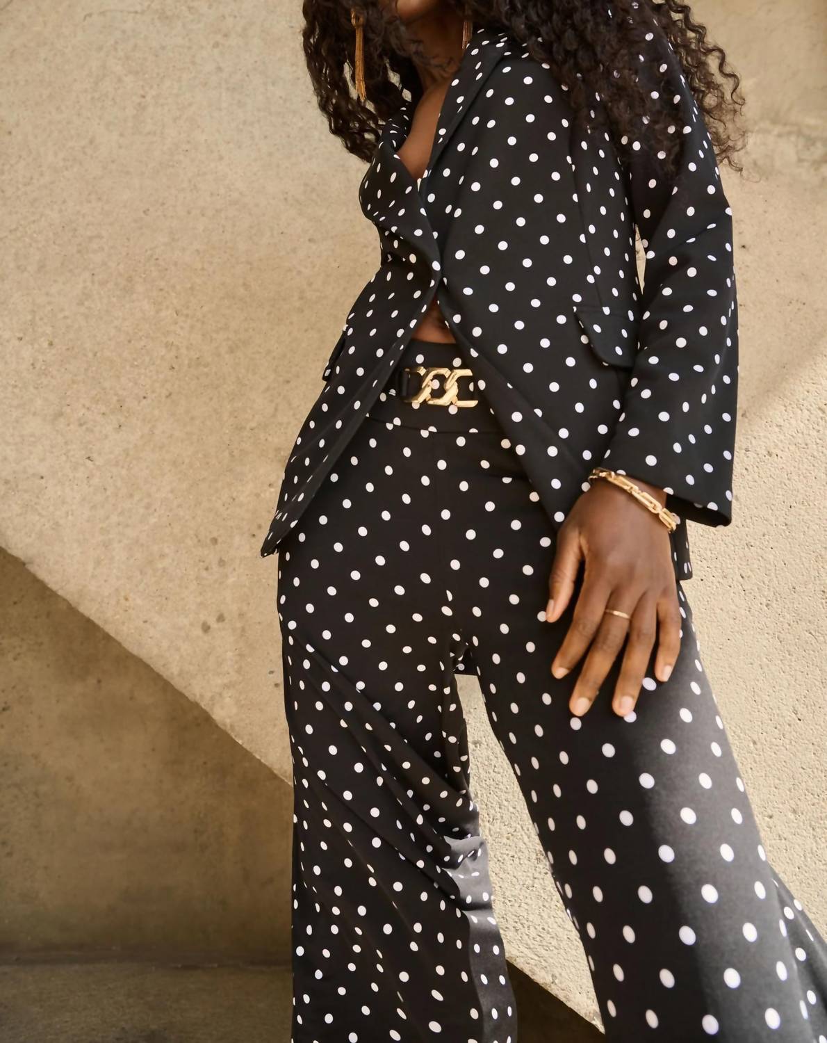 Joseph Ribkoff - Polka Dot Culotte Pants