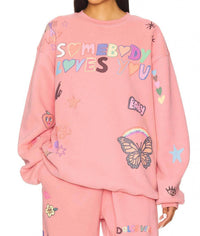 The Mayfair Group - Scream Colour Somebody Loves You Crew Neck Sweatshirt