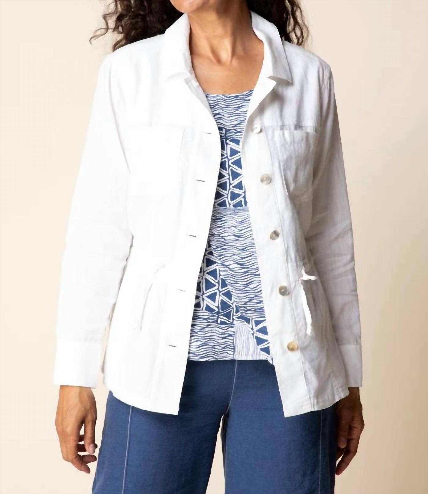 Habitat - Linen Flora Jacket