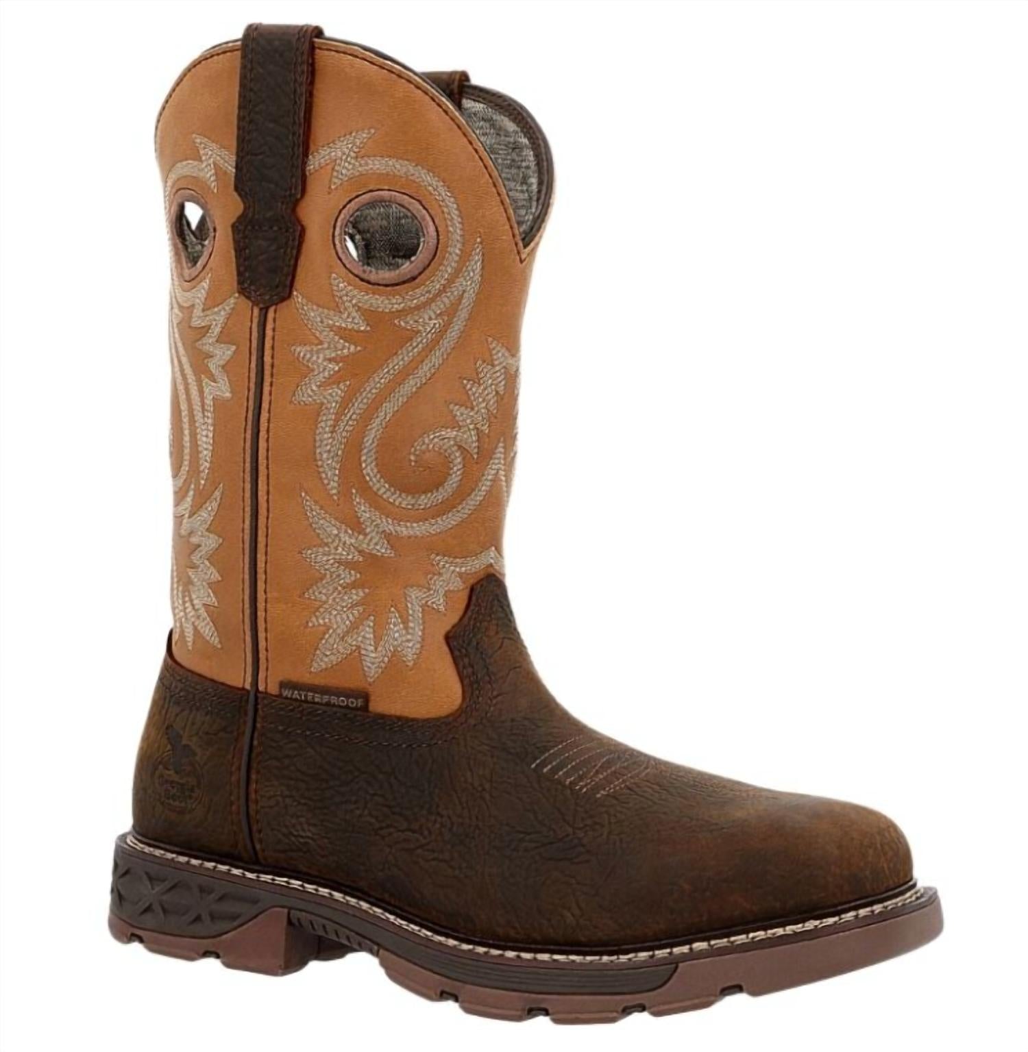 Georgia Boot - Men's Carbo-Tec FLX 11" Waterproof Pull On Work Boot
