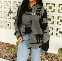 2Flyco - Angus Alley Button Up Top