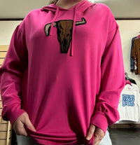 2Flyco - Bull Skull Hoodie Pullover