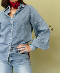 2Flyco - Heritage Denim Button Up Top