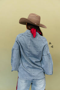2Flyco - Heritage Denim Button Up Top