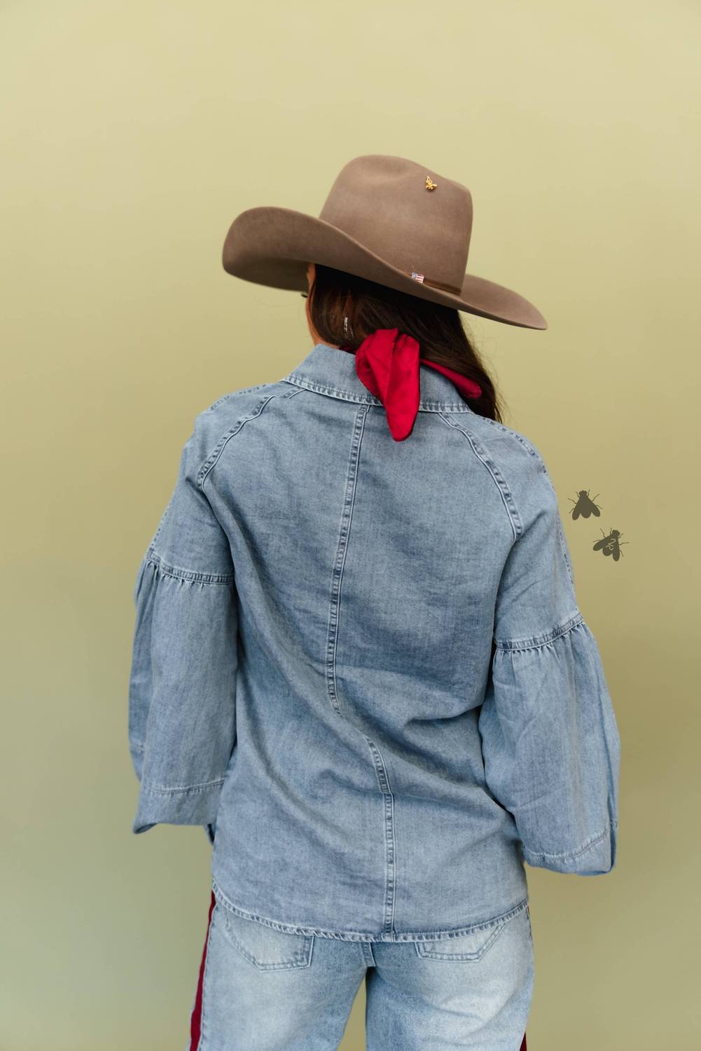2Flyco - Heritage Denim Button Up Top