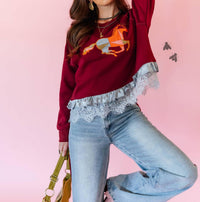 2Flyco - Quilted Gallop Pullover