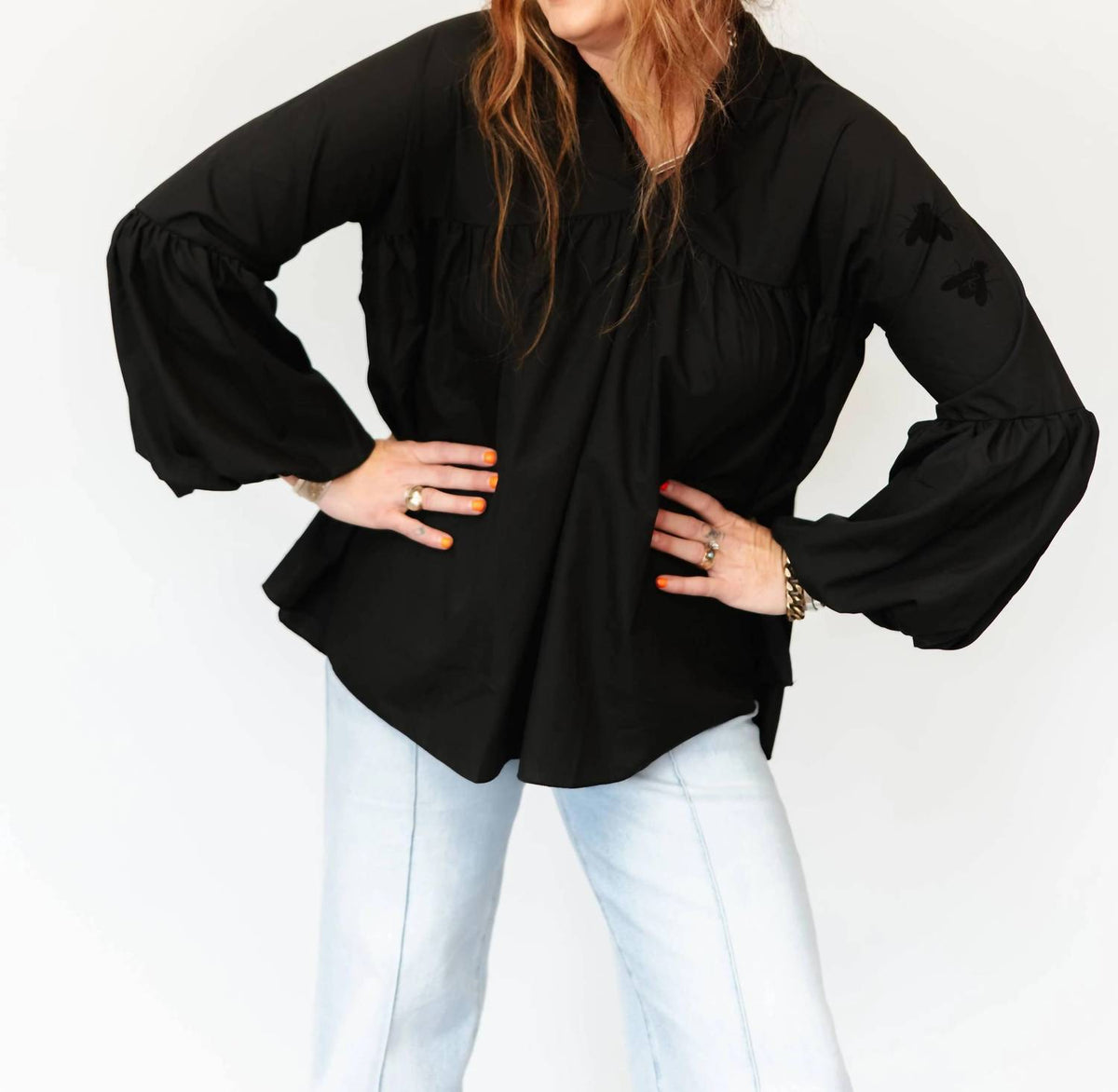 2Flyco - The Brazos Flowy Boxy Top
