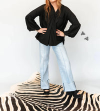 2Flyco - The Brazos Flowy Boxy Top