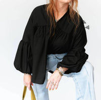 2Flyco - The Brazos Flowy Boxy Top