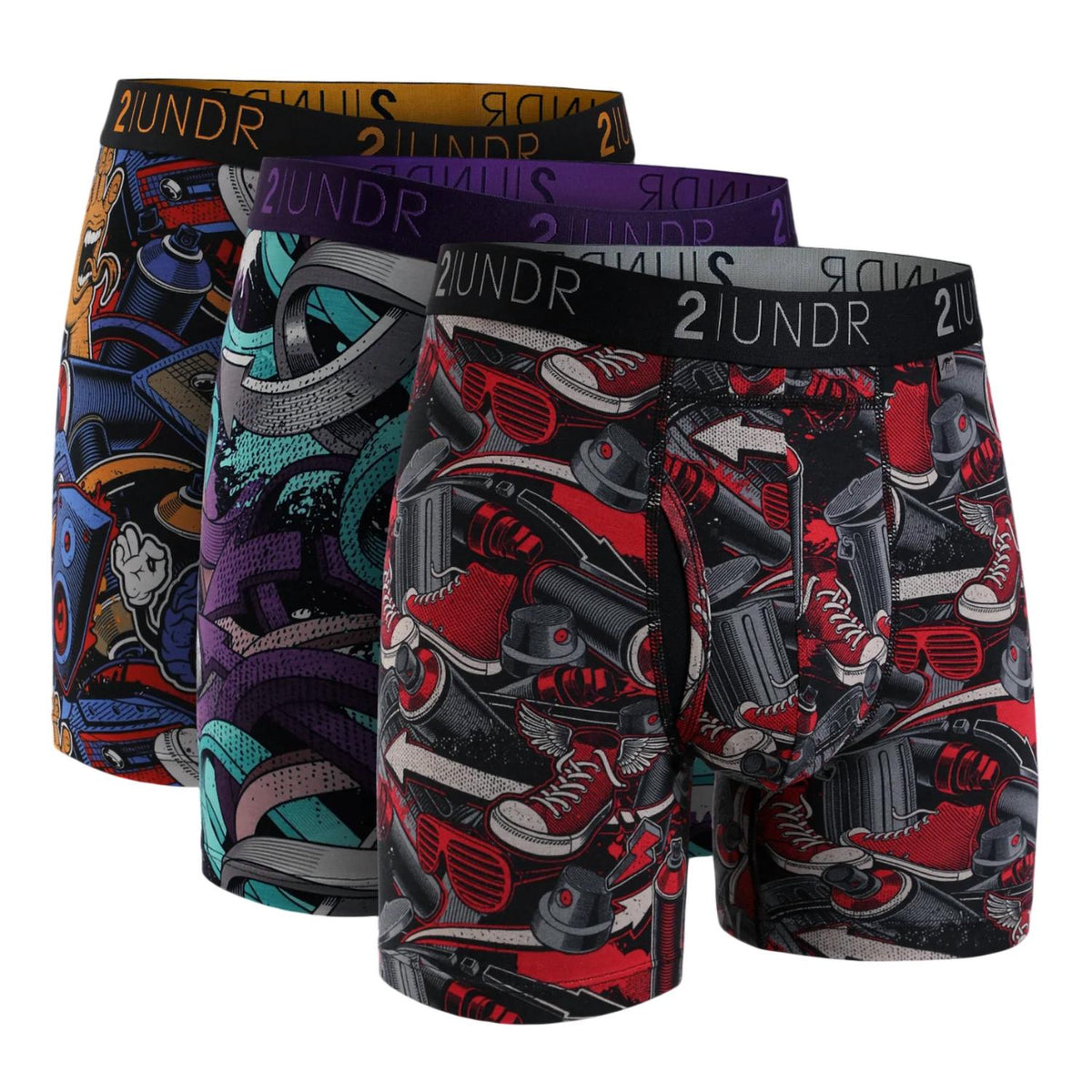 2Undr - Men's Swing Shift Boxer Brief - 3 Pack