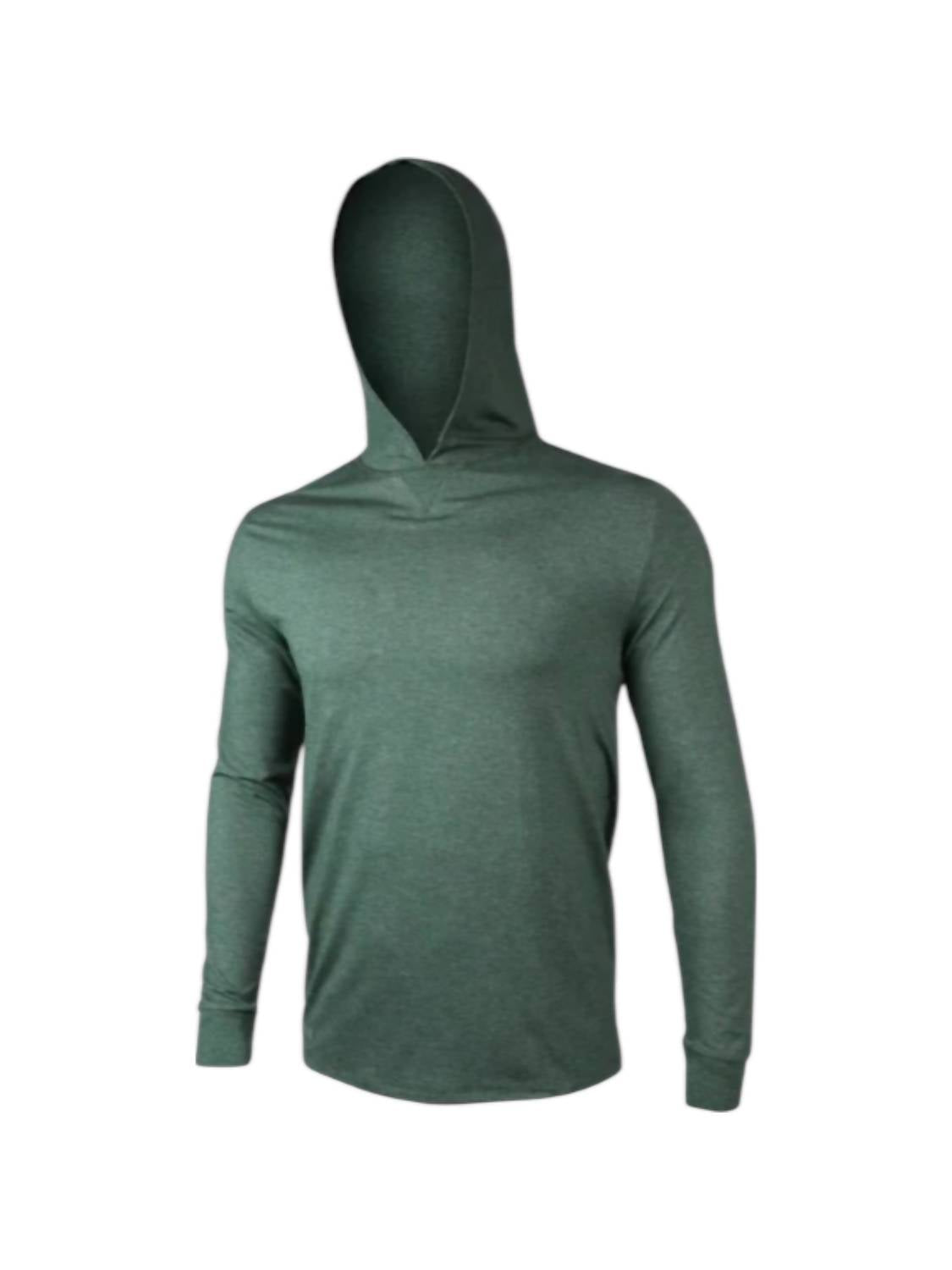 2Undr - Men's Hooded Long Sleeve T-shirt - clothing - green - men