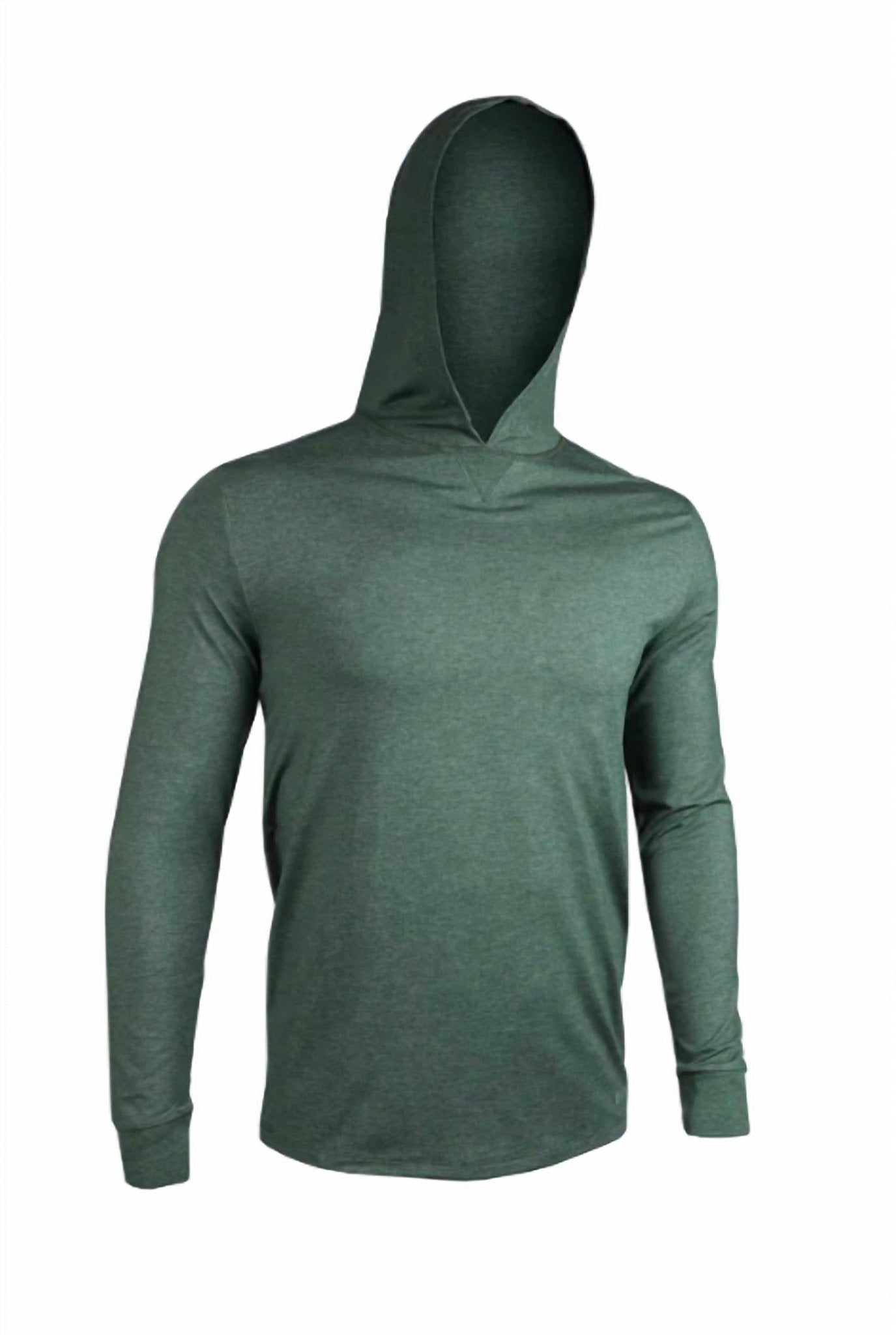 2Undr - Men's Hooded Long Sleeve T-shirt - clothing - green - men