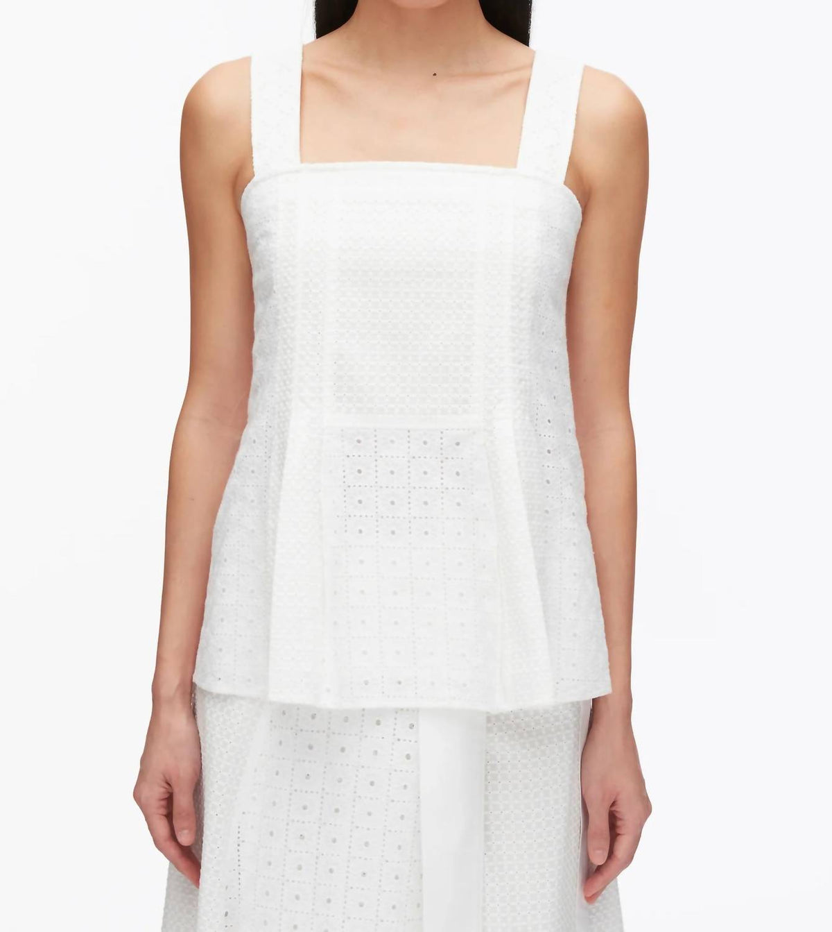 3.1 Phillip Lim - Broderie Anglaise Patchwork Camisole Top