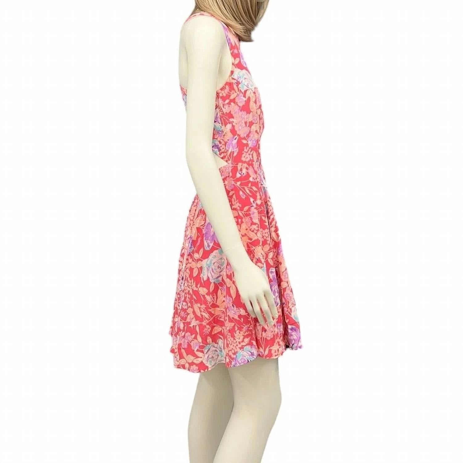 Yumi Kim - Silk Cross-back Floral Mini Dress