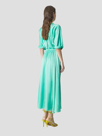 Forte Forte - Silk Satin Half Sleeve Dress