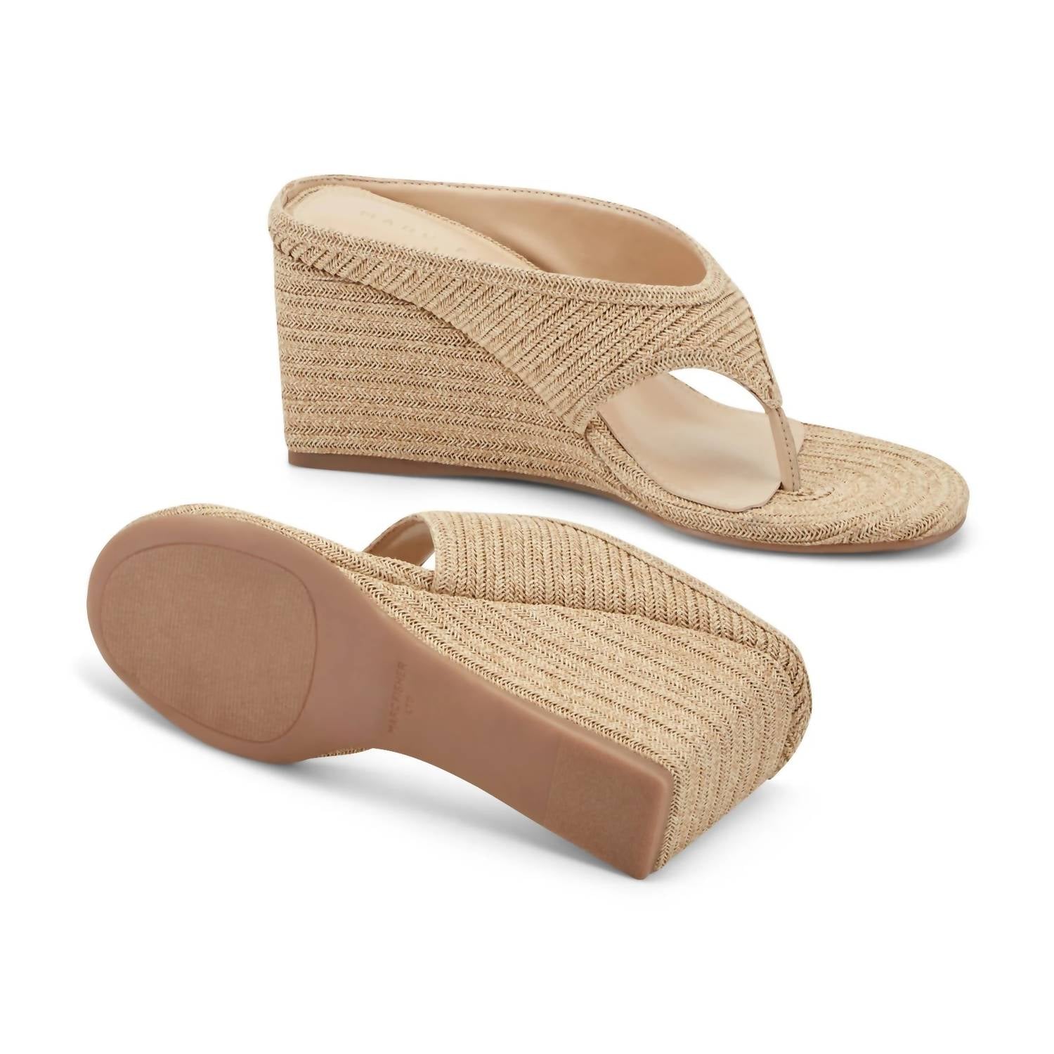Marc Fisher - Women's Udena Wedge Thong Sandal