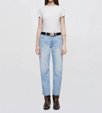 Re/Done - Easy Straight Crop Jeans