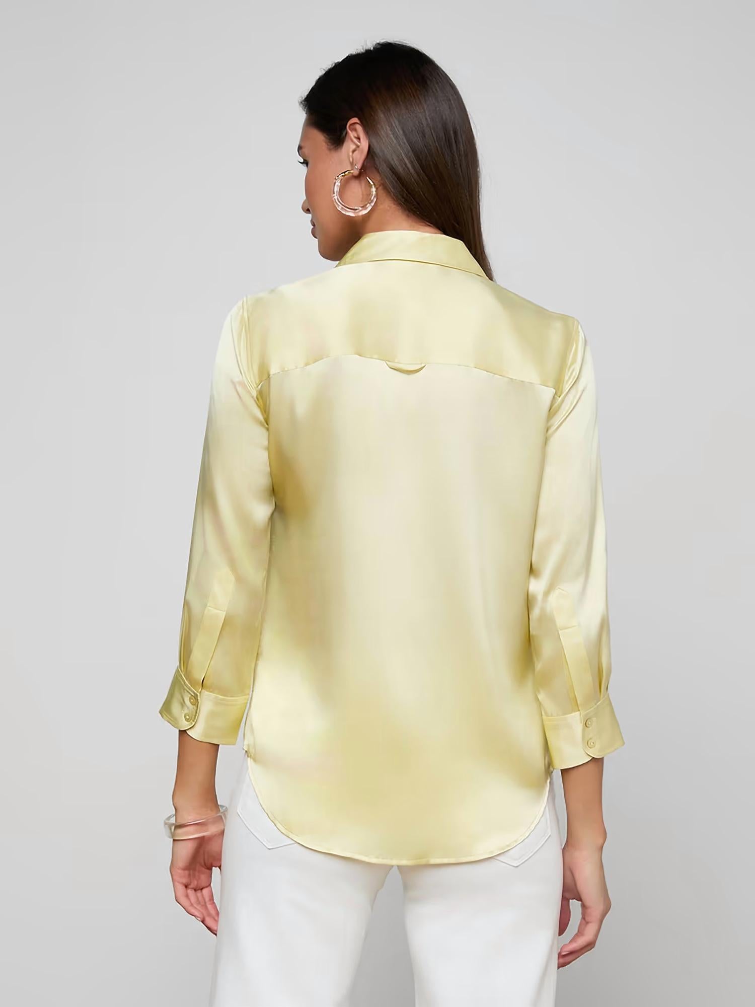 L'Agence - Dani 3/4 Sleeve Blouse