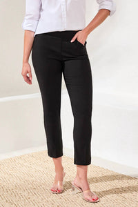 MB by Tribal Flatten It Pull-on Ankle Pant in black - women's pants - alternate view