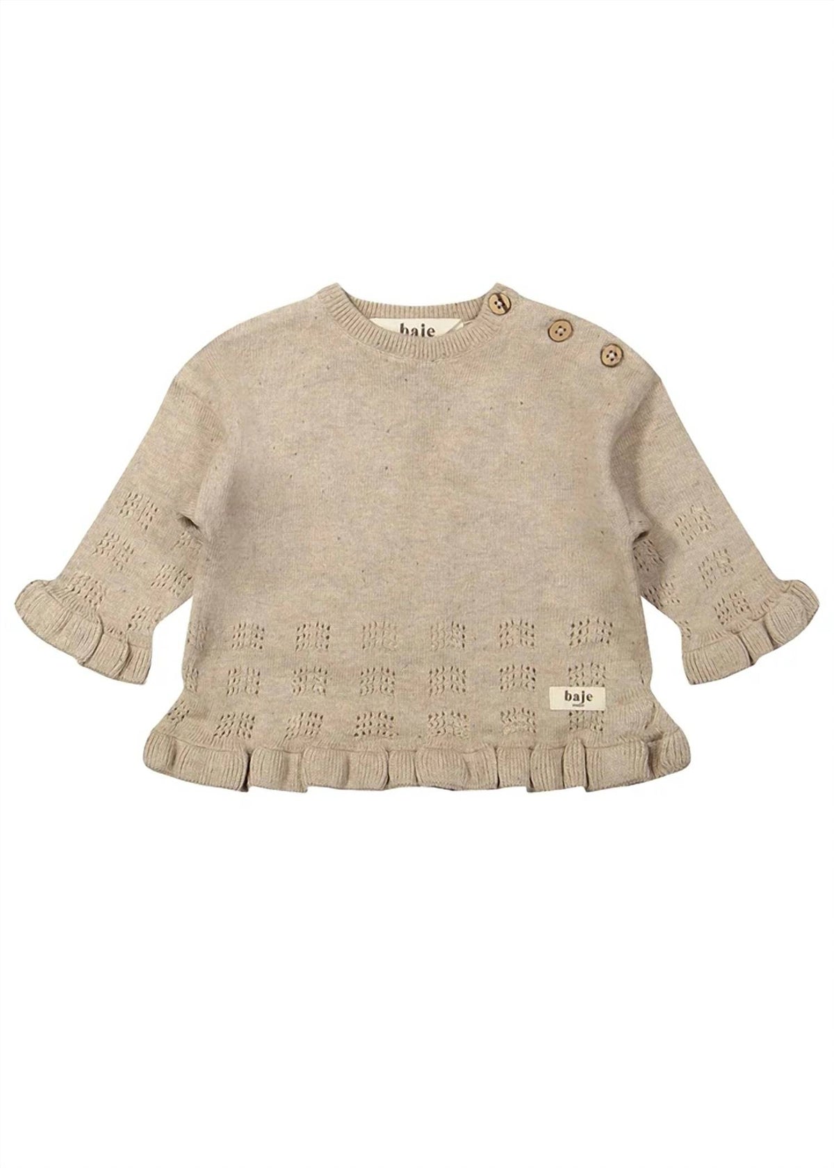 Baje Studio - Kid's Livres Ruffle Sweater