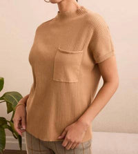 Tribal - Mock Neck Dolman Sweater