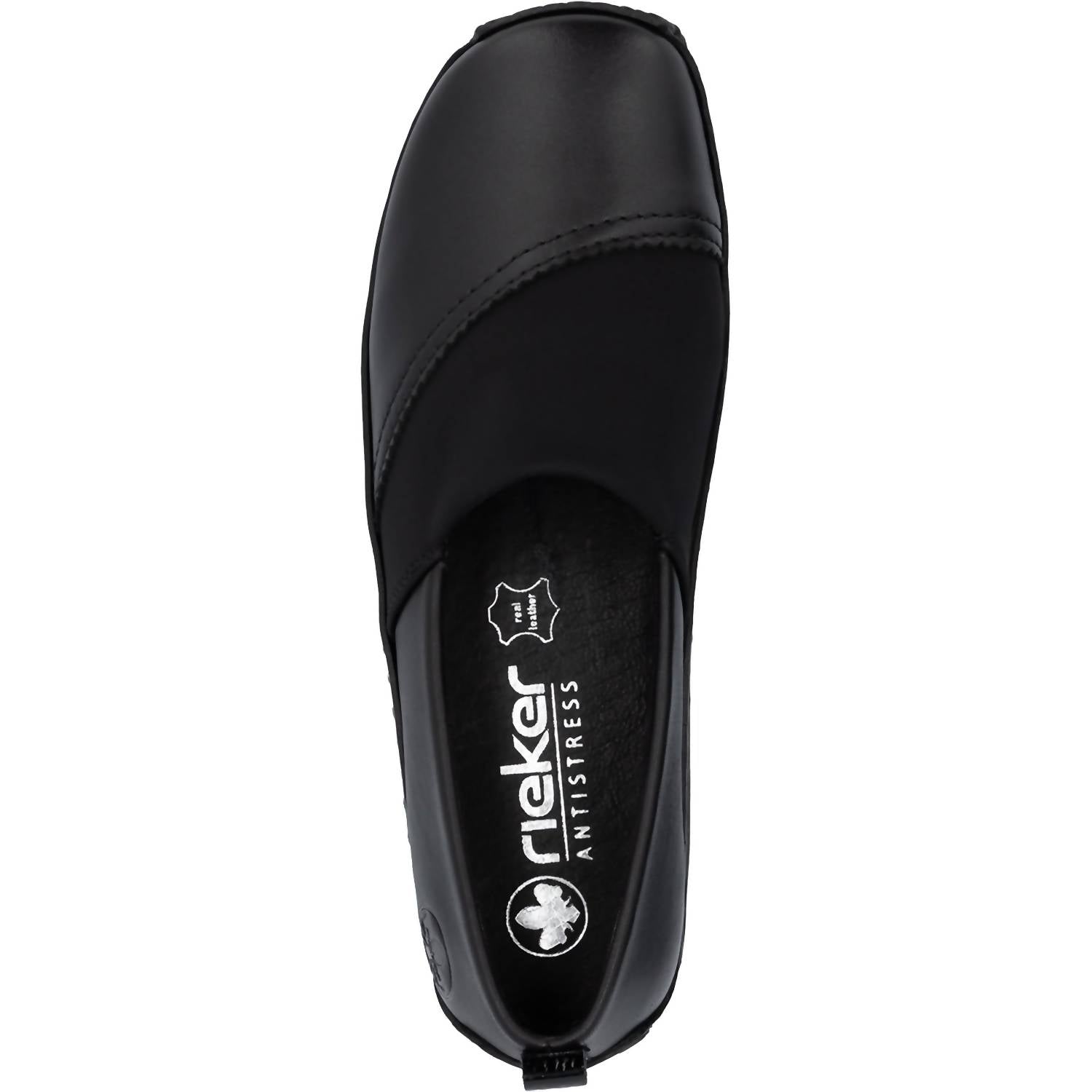 Rieker - Women's Stretch Leather Casual Slip Ons Shoes