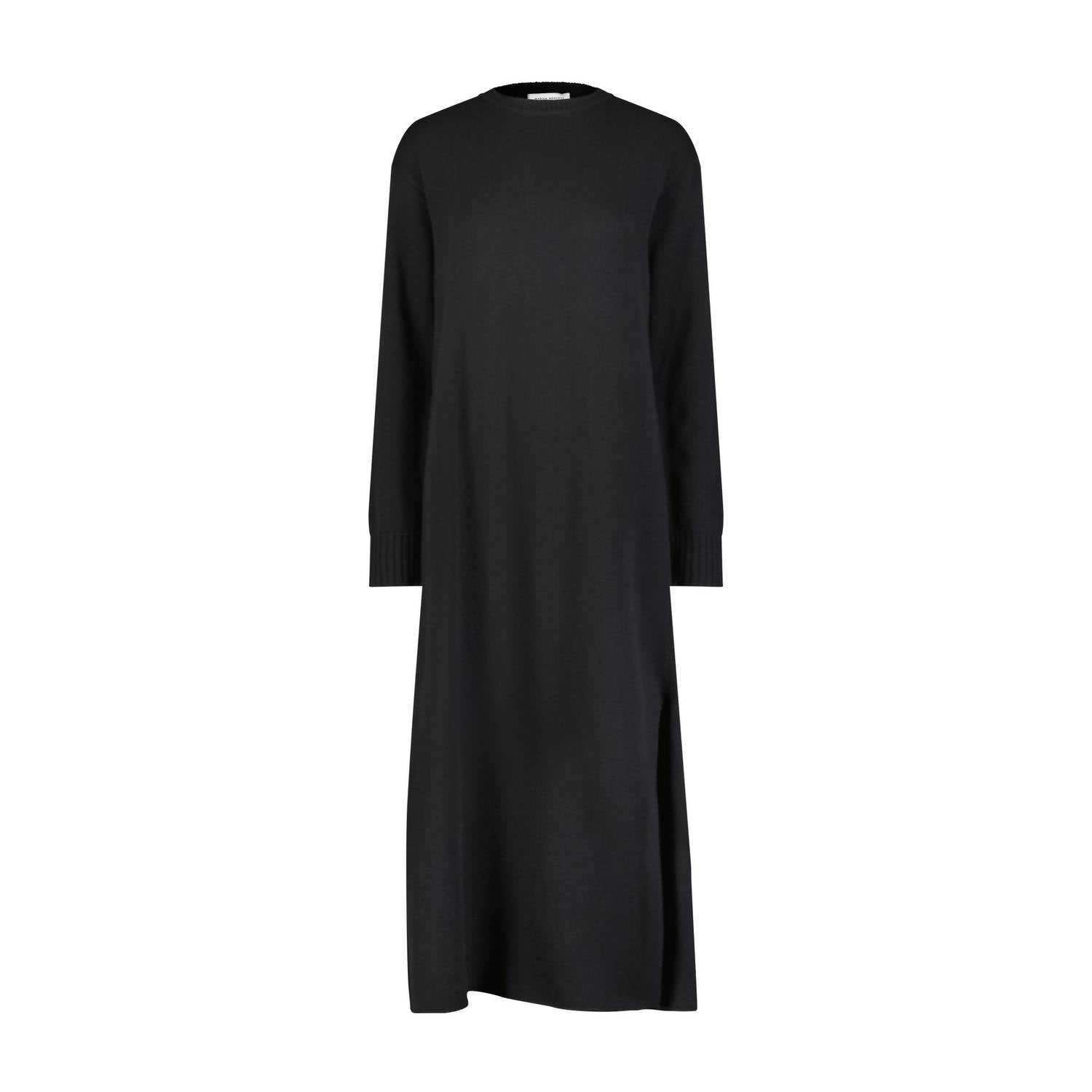Marina Moscone - Long Sleeve Sheath Maxi Dress
