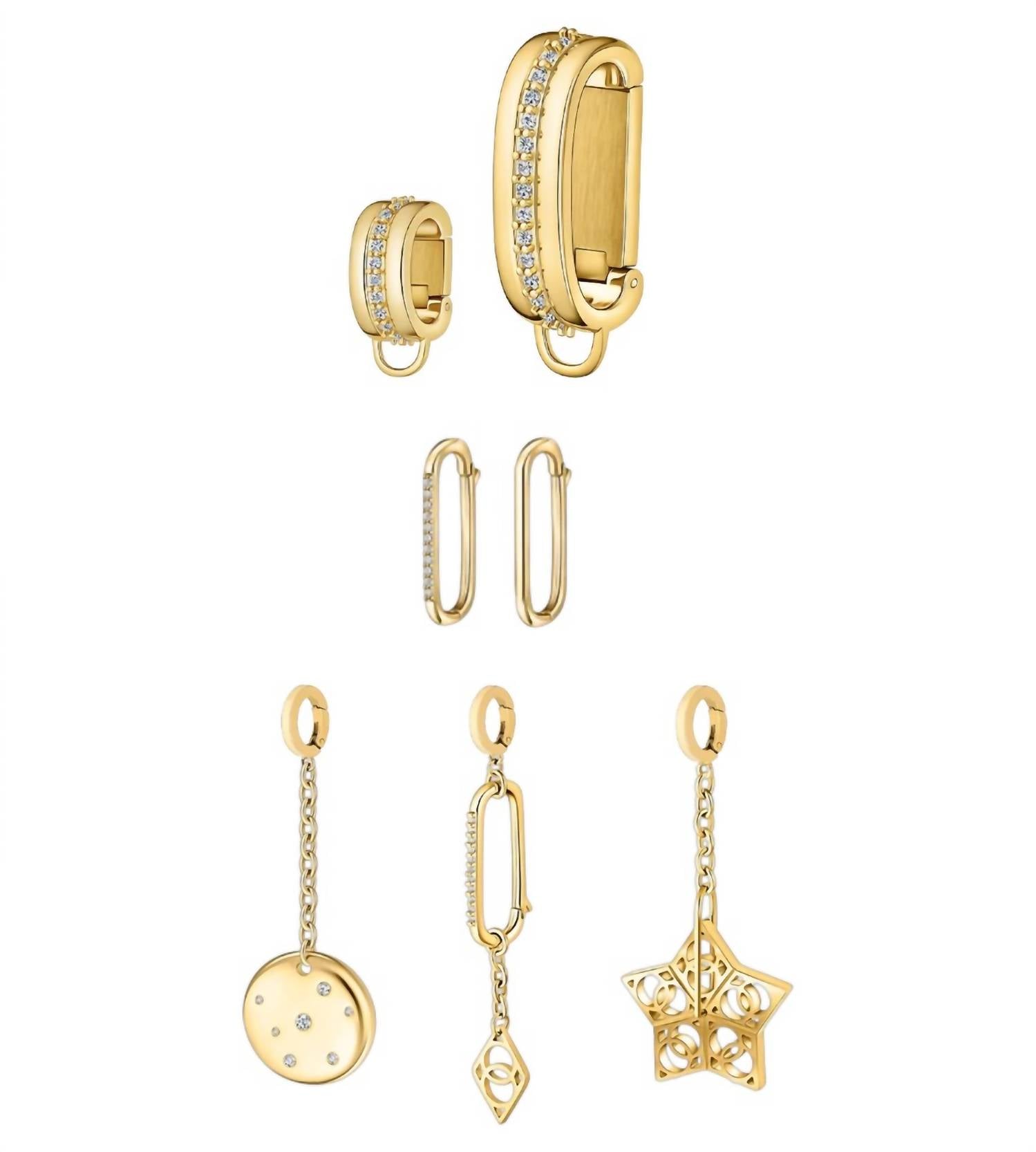 Dorne - Women's Golden Girl Set Of 7 Memento Charm