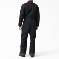 Dickies Men's Duck Insulated Coveralls in black - men's item - alternate view