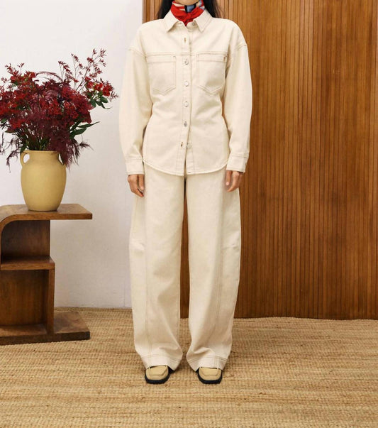 Frnch - Duras Denim Tie Top