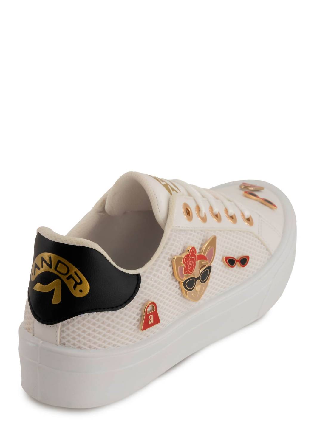 Andrea Women's Casual Sneakers in white 1 - women's sneaker - detail view