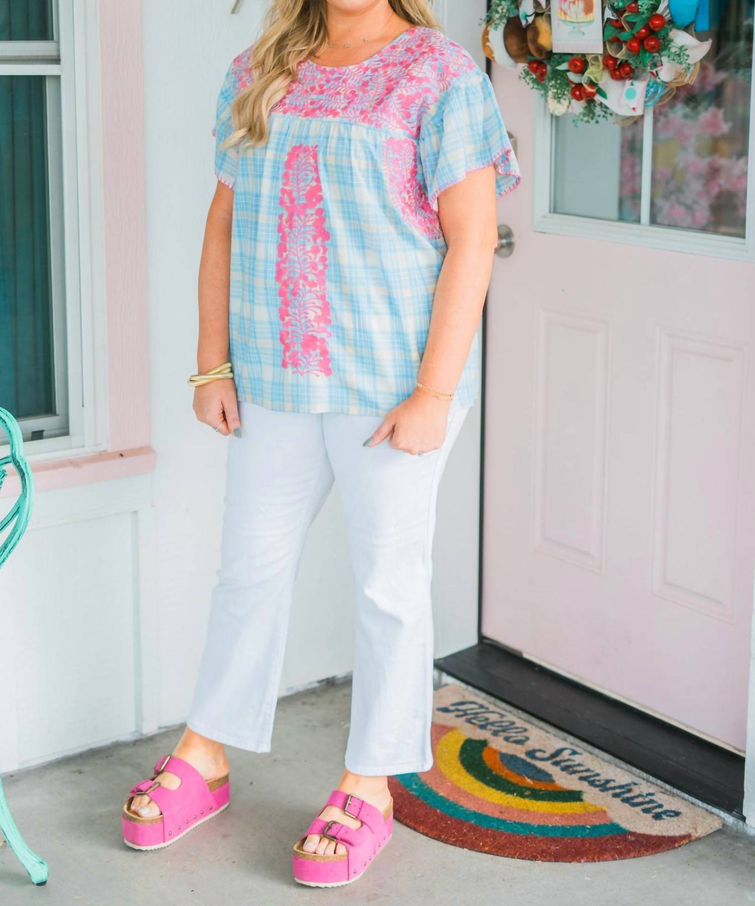 Layerz Clothing - Fiona Short Sleeve Top