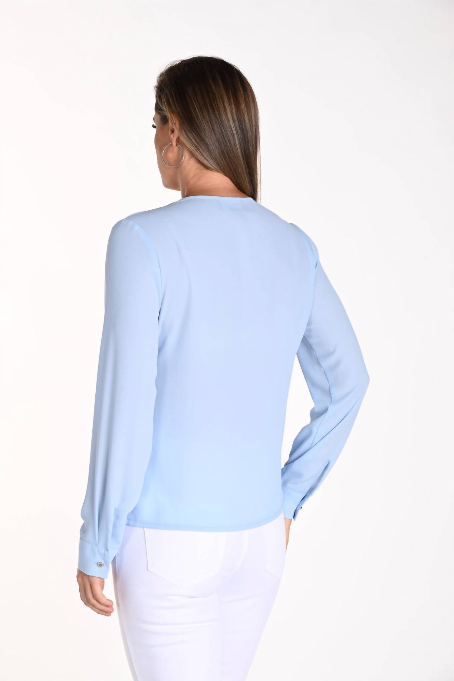 Frank Lyman - Oversized Shawl Collar Blouse